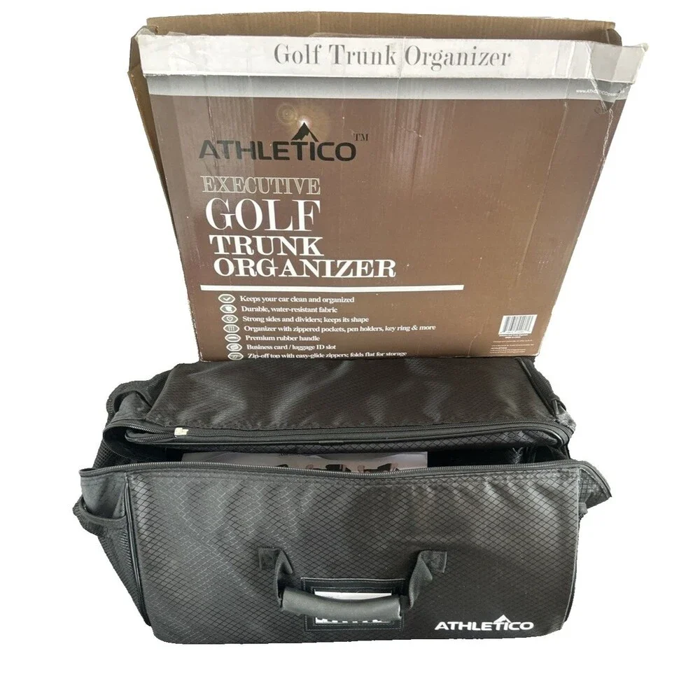 Athletico Golf Trunk Organizer Storage - Car Golf Locker to Store Golf Items NEW